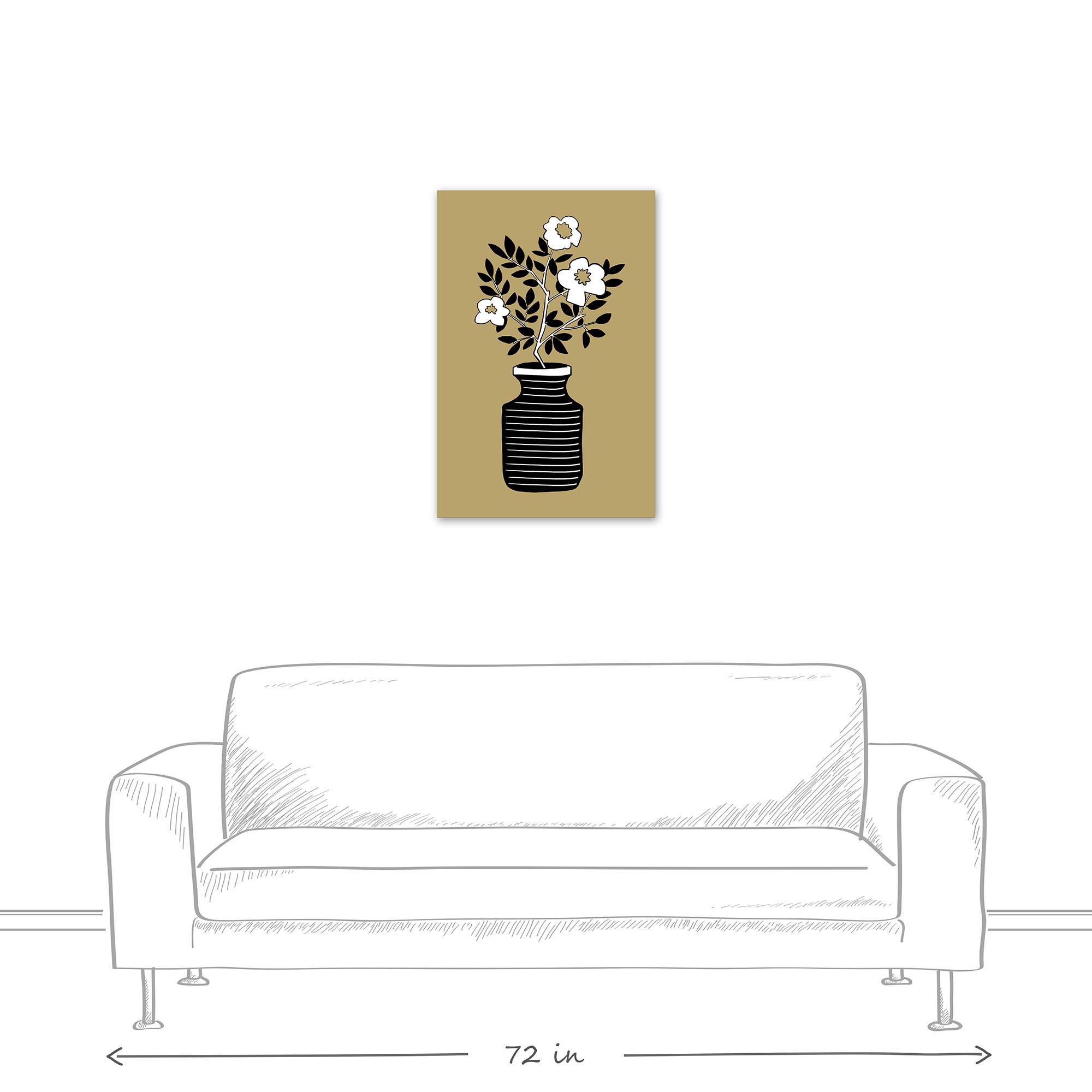 Designs Direct Boho Plant Canvas Wall Art